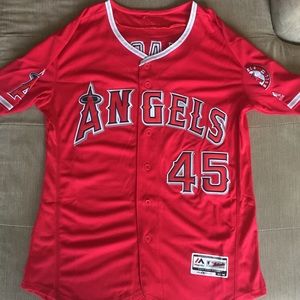 Red Skaggs Anaheim Angels Baseball Jersey
